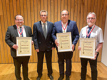 Hallstadt: Engagierte Stadträte mit Bürgermedaille geehrt - dafür setzen sie sich ein