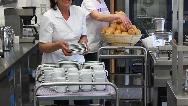 Die guten Geister in der Küche.