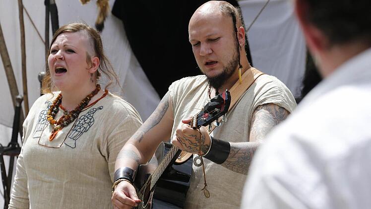 Kronach feierte sich und seine Geschichte beim Historischen Stadtspektakel. Foto: Matthias Hoch