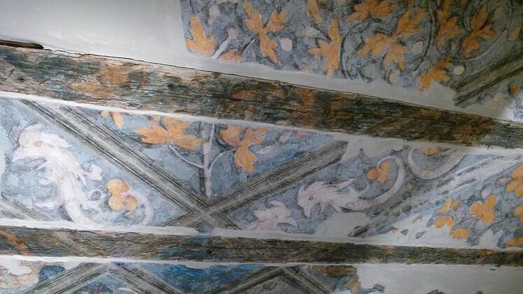 Diese Deckenmalereien aus der Cranach-Werkstatt wurden im Zuge der Sanierung des Cranach-Hauses freigelegt. Foto: Krüger-Hundrup