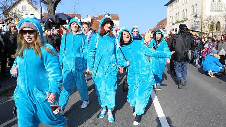 Närrisches Treiben in ReckendorfFoto: Barbara Herbst