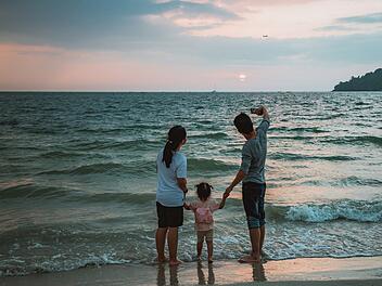 Urlaubsbilder mit Kindern