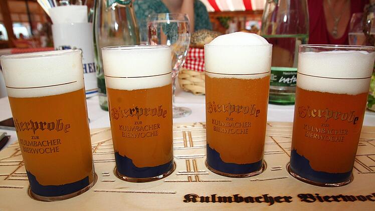 Probeanstich zur Kulmbacher Bierwoche 2018.  Foto: Jürgen Gärtner