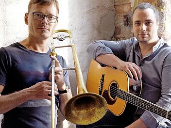 Andreas Uhlmann (l.) und Matthias Ehrig erzeugen zu zweit den Sound einer ganzen Band.