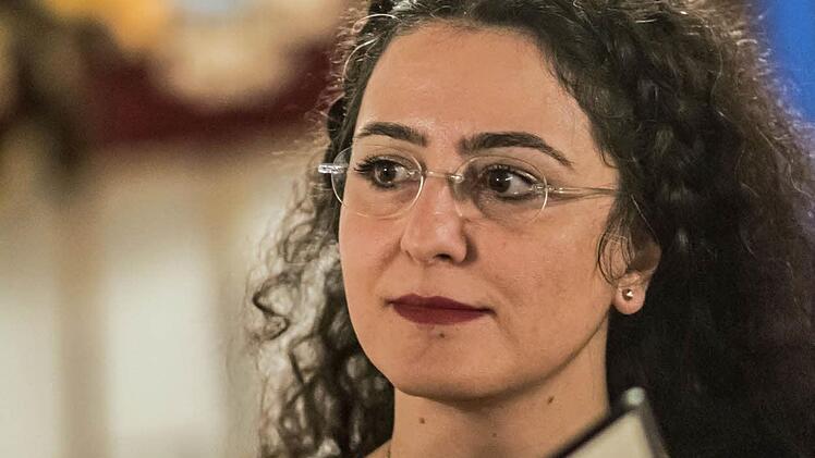 Impressionen vom Rückert-Festakt im historischen Coburger Rathaussaal.Foto: Jochen Berger