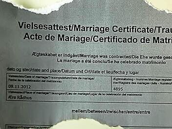 Dänen lügen nicht. Eine bei ihnen geschlossene Ehe ist gültig - anerkannt ist sie deswegen aber noch lange nicht. Foto: Rainer Lutz