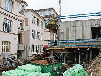 Die größte Ausgabe des Landkreises ist ein Teilbetrag von 1,4 Millionen Euro für den Verbindungsbau am MGF-Gymnasium. Foto: Dagmar Besand