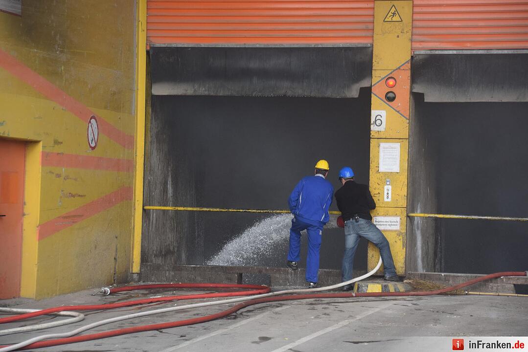 Brand in Müllheizkraftwerk