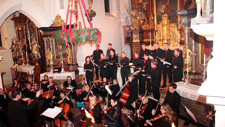 Blick von der Kanzel aus (Georg Schlee am Pult)