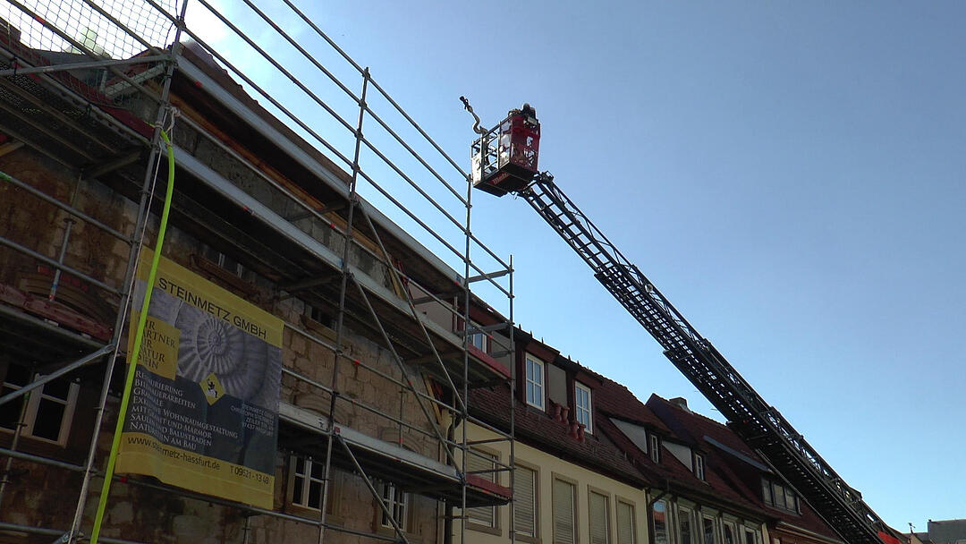 Zeil: Dachstuhlbrand in Altstadt