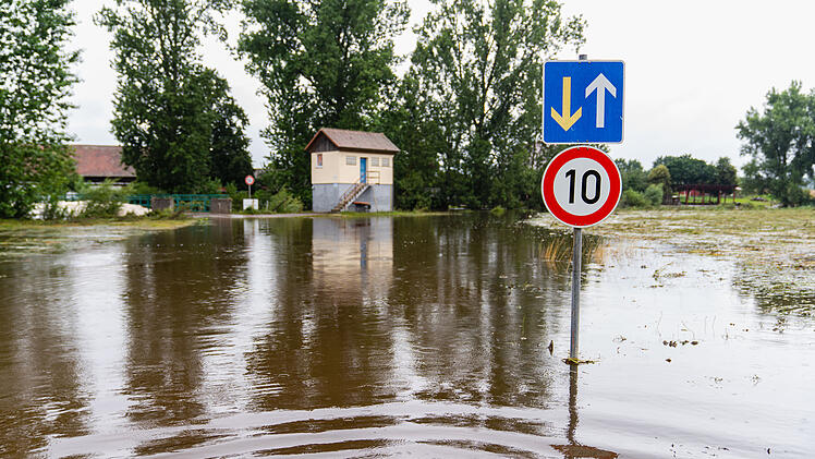 Hochwasser im Aischgrund