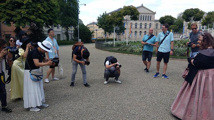 Begegnung mit "Queen Victoria". Foto: Simone Bastian