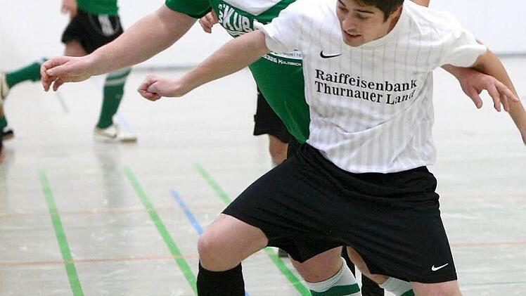 Der TSC Mainleus (links Björn Zrenner) schied in der Vorrunde aus.