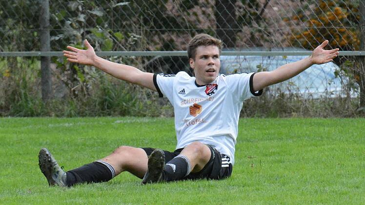 Ratlos 1: Fabian Seufert (TSV Rothhausen/Thundorf). Foto: ssp