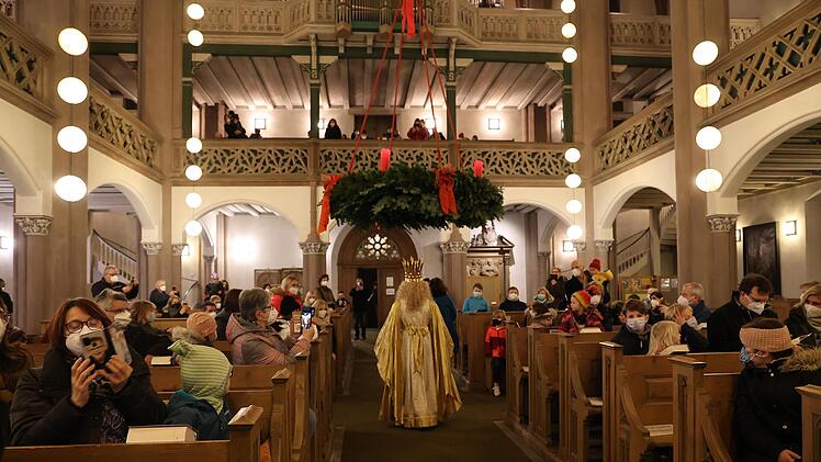 Impressionen vom Besuch des Nürnberger Christkinds.