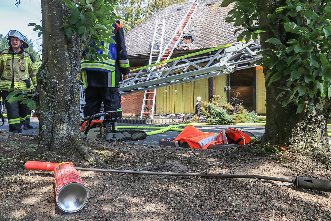 Dachstuhlbrand in Forchheim: Bunsenbrenner vermutlich der Grund