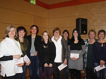 Die Vertreterinnen verschiedener Kindergärten freuten sich über die Spende. Fotos: Sonja Werner