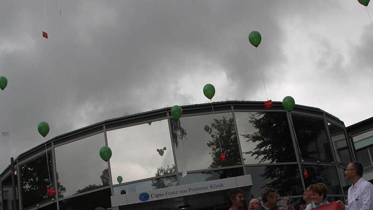 Kundgebung gegen die geplante Krankenhausreform der Bundesregierung in Bad Brückenau. Foto: Ulrike Müller