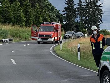 Bei Melkendorf verungl&uuml;ckte am Mittwochabend ein Motorradfahrer  schwer. Foto: Sonny Adam
