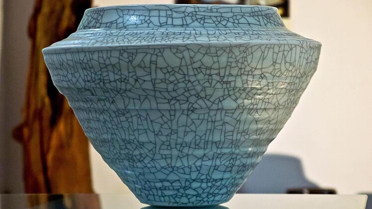 Vasenobjekt von Sigrun Wassermann und Klaus DorrrmannFoto: Jochen BergerFoto: Jochen Berger