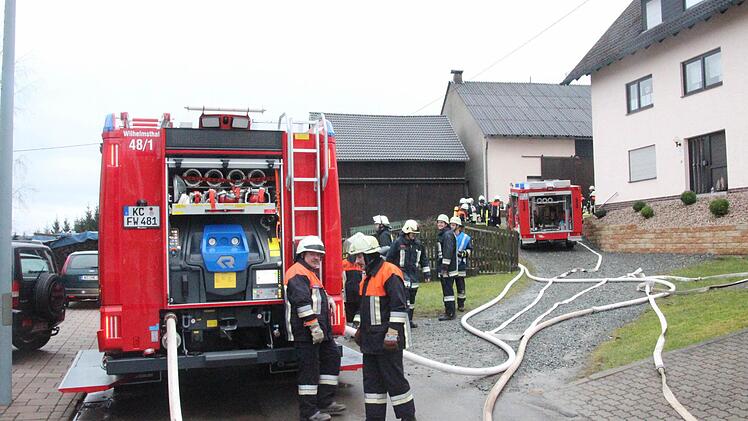 Brandeinsatz in Lahm. Foto: Marco Meißner
