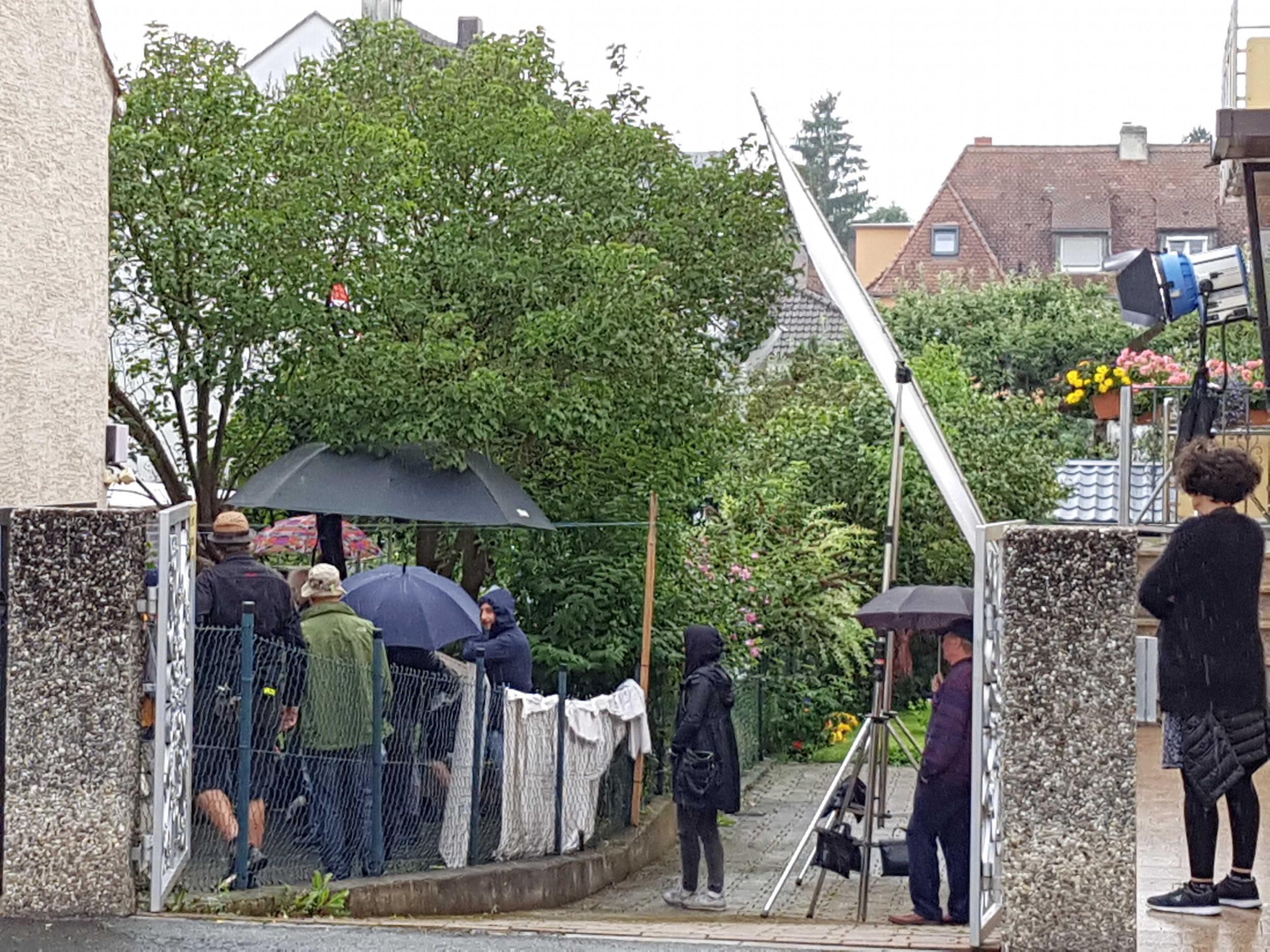 Bilder von Dreharbeiten zum FrankenTatort in Bamberg