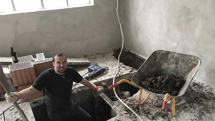 Peter Weiß war oft allein auf der Baustelle.