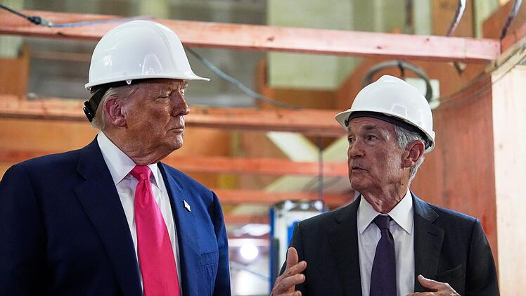 US-Pr&auml;sident Trump besucht Federal Reserve