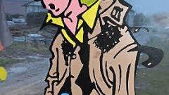 Das Vereinslogo der "Wilden Tupfer" an ihrer Stammtisch-Hütte Foto: Ronald Rinklef