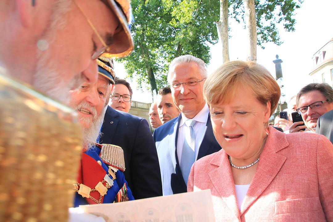 Angela Merkel zu Besuch in Bad Kissingen
