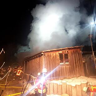 Feuer in Schreinerei in Heroldsbach