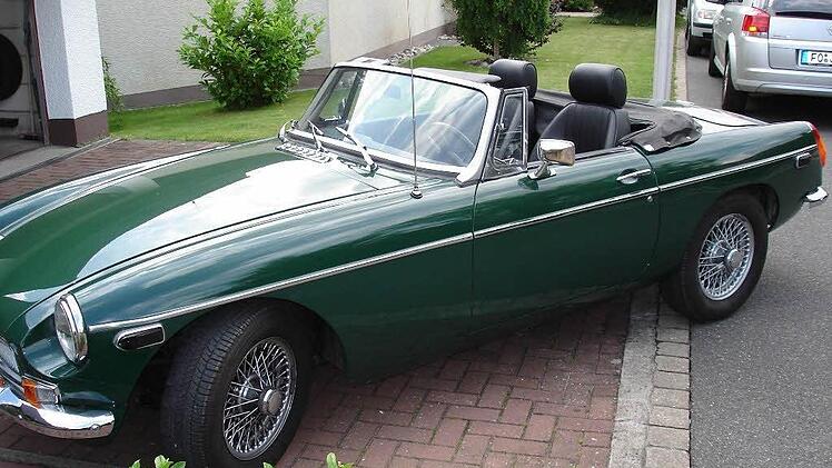 Dieser wunderschöne MG B gehört Jürgenn Niedersteberg.