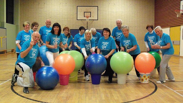 Die Sportgruppe von "Gemeinsam gegen Krebs"