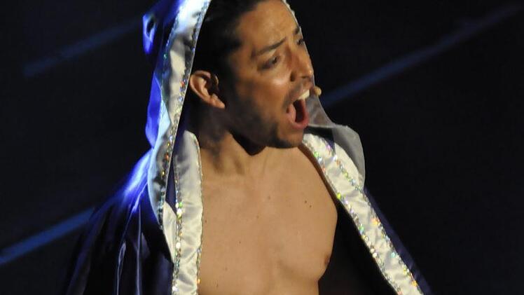 Der Sänger Francico Del Solar als "Rocky". Foto: Peter Klopf