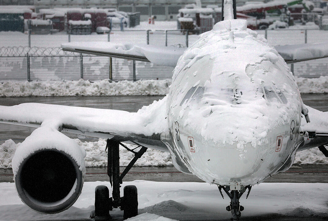 Wintereinbruch in Süddeutschland - München