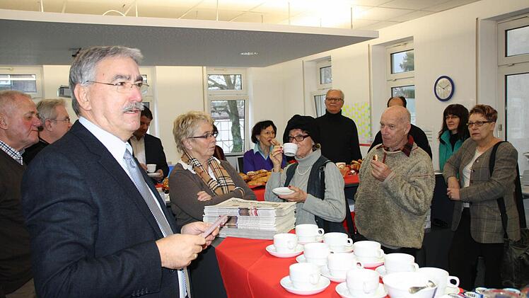 Eindrücke vom Redaktionsfrühstück der Saale-Zeitung. Foto: Ralf Ruppert