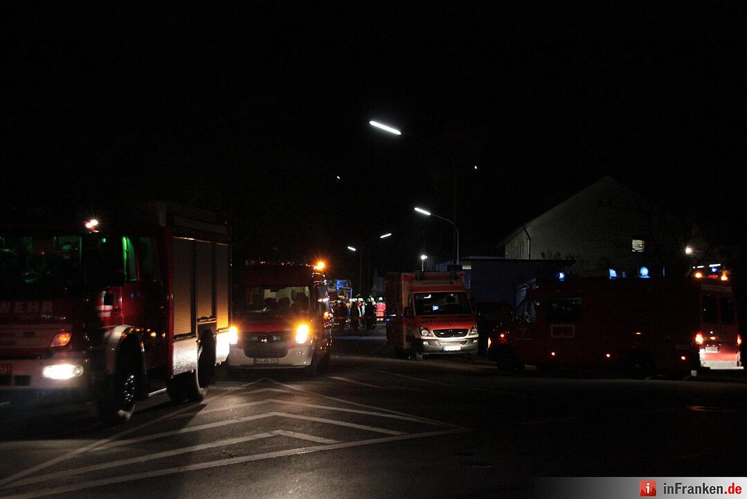 Brand im Asylheim Kulmbach: Großeinsatz