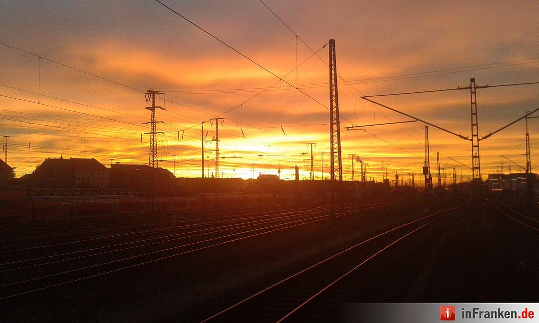 Leserbilder: Sonnenuntergang in Franken