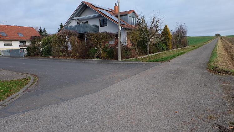Problematisch für Anpflanzungen ist es am Radweg Thundorf-Rothhausen aufgrund der geringen Straßenbreite und fehlender Flächen. Foto: Philipp Bauernschubert