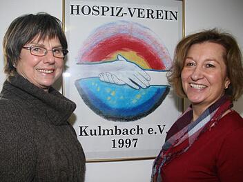 Annelie Stündl und Susanne Lekien vom Hospizverein Kulmbach schauen positiv in die Zukunft: Denn jetzt formiert sich eine Hospizgruppe, die in Zukunft Sterbende in Presseck und Umgebung begleiten möchte.