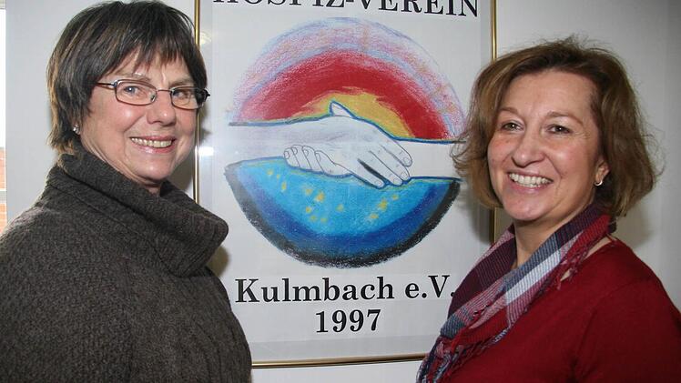 Annelie Stündl und Susanne Lekien vom Hospizverein Kulmbach schauen positiv in die Zukunft: Denn jetzt formiert sich eine Hospizgruppe, die in Zukunft Sterbende in Presseck und Umgebung begleiten möchte.