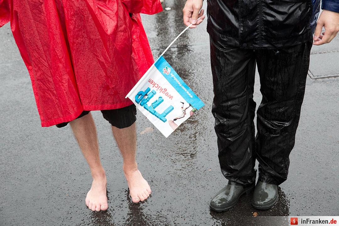 Demonstration gegen die Handelsabkommen