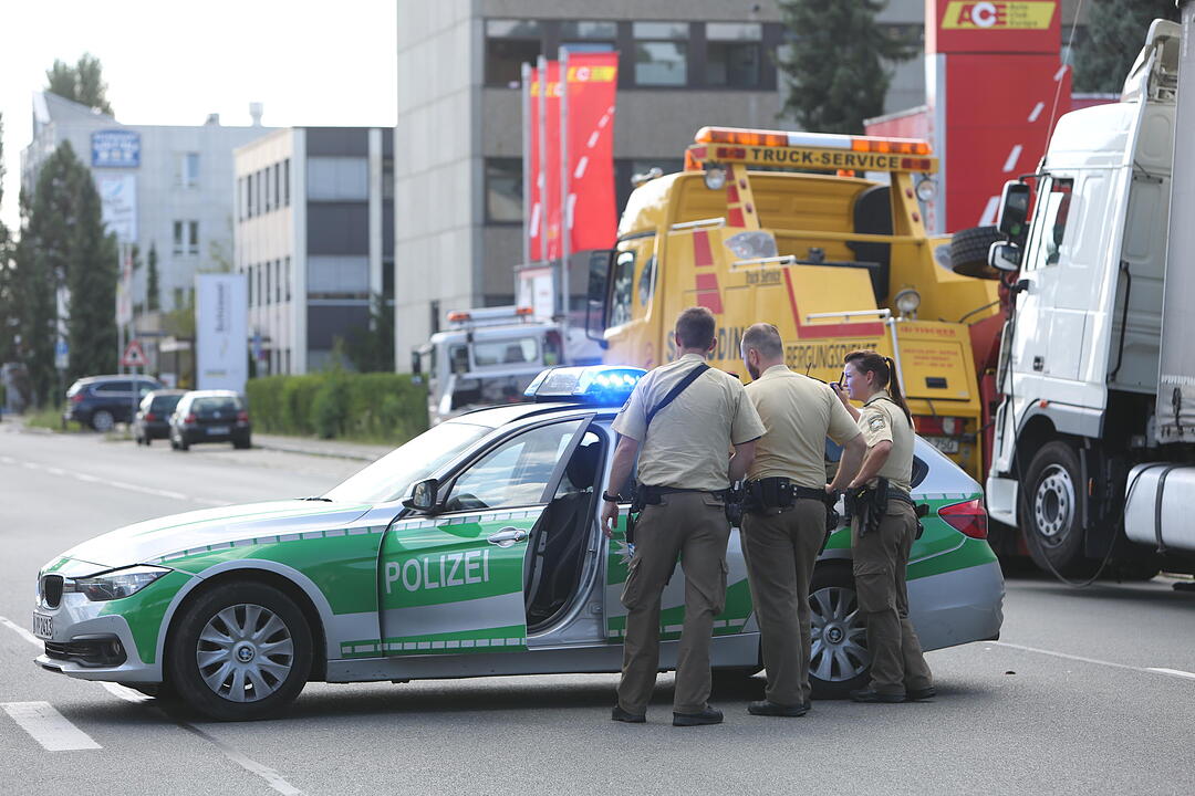 Großeinsatz Polizei in Nürnberg Langwasser