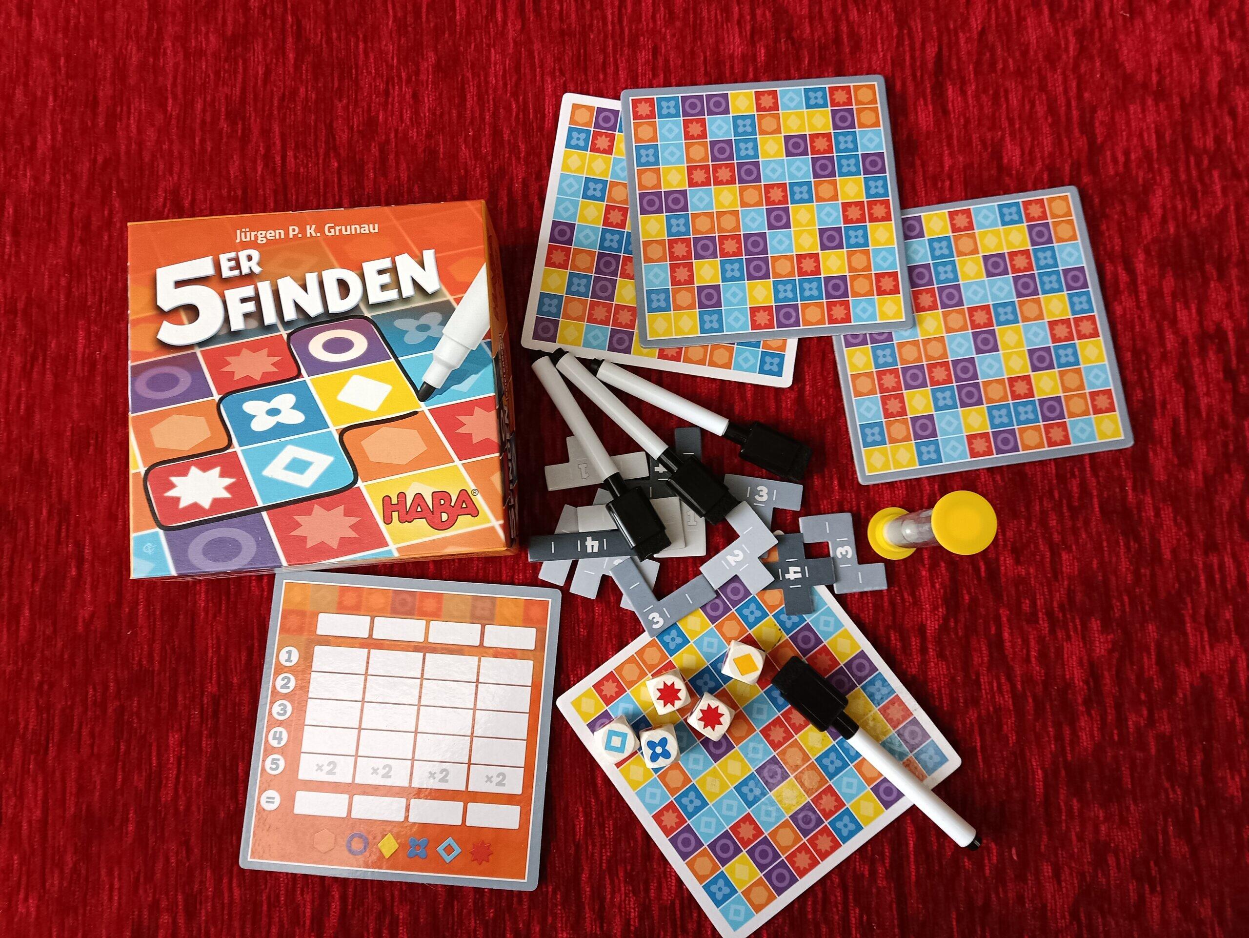 SpieleTest "5er finden" RollandWrite mal anders so funktioniert das FünferUmranden