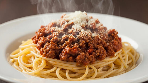 Spaghetti Bolognese, Spaghetti, Bolognesesauce