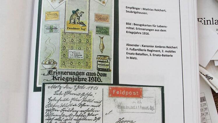 Feldpost aus dem Jahr 1916 von Ambros Reichert.