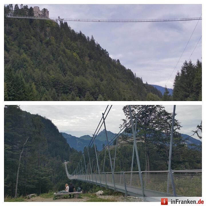 Hängebrücke in Reutte