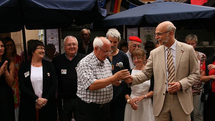 Empfang der Delegation Vernon (Frankreich) zum Rakoczy-Fest 2012
