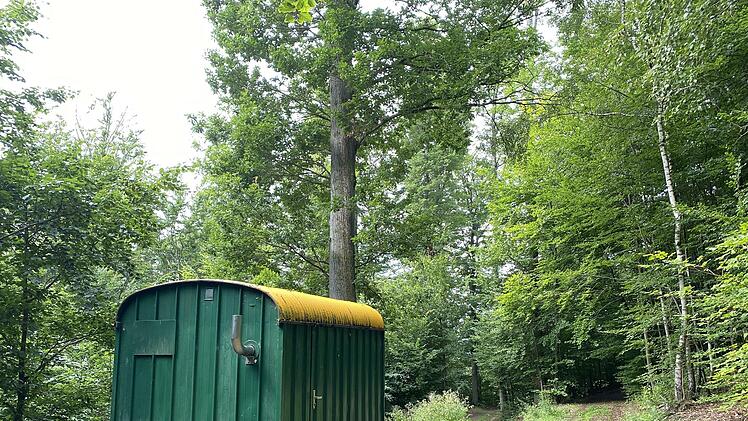 In vergleichbare Hütten im Wald müssten die Römershäger Jugendlichen mangels vorhandener Alternativen im Dorf ausweichen, kritisierten einige besorgte Erziehungsberechtigte. Foto: Hans-Peter Ehrensberger