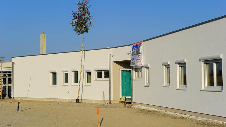 Der Eingang für das neue Pflegeheim befindet sich auf der Rückseite des Gebäudekomplexes. Foto: Kathrin Kupka-Hahn